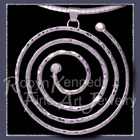 Sterling Silver Spiral 'Circle of Life' Pendant Image