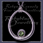 Sterling Silver and Peridot 'Kismet' Necklace Image
