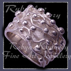 Sterling Silver, Waves and Caviar, 'Pure Joy' Ring Image