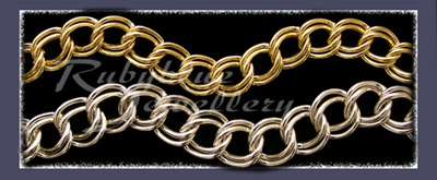 Gold & Sterling Silver Link Charm Bracelets Image