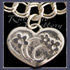 Sterling Silver 'Heart' Charm Image 