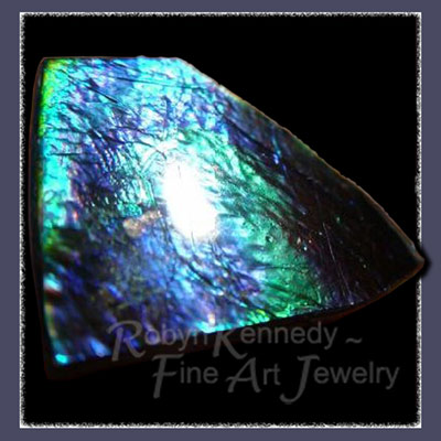 Genuine Free Form Alberta Ammolite Gemstone Image
