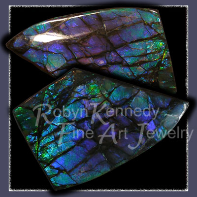 Genuine Alberta Freeform Ammolite Gemstone Image