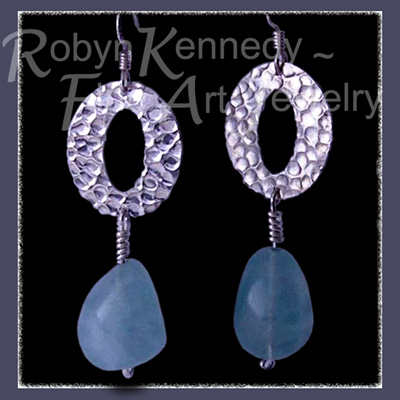 Sterling Silver and Aventurine 'Adventuress' Earrings Image