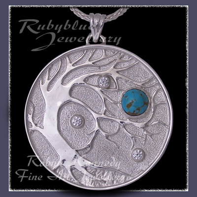 925 Sterlng Slver Blue Quartz Gemstone Necklace, Sold Slver Flgree Lace Women Oval Pendant