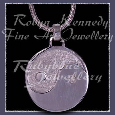 Sterling Silver 'Yin-Yang' Pendant Image